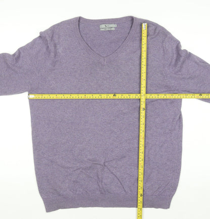 Womens UK Size M TU Purple Pullover Jumper