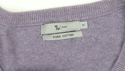 Womens UK Size M TU Purple Pullover Jumper