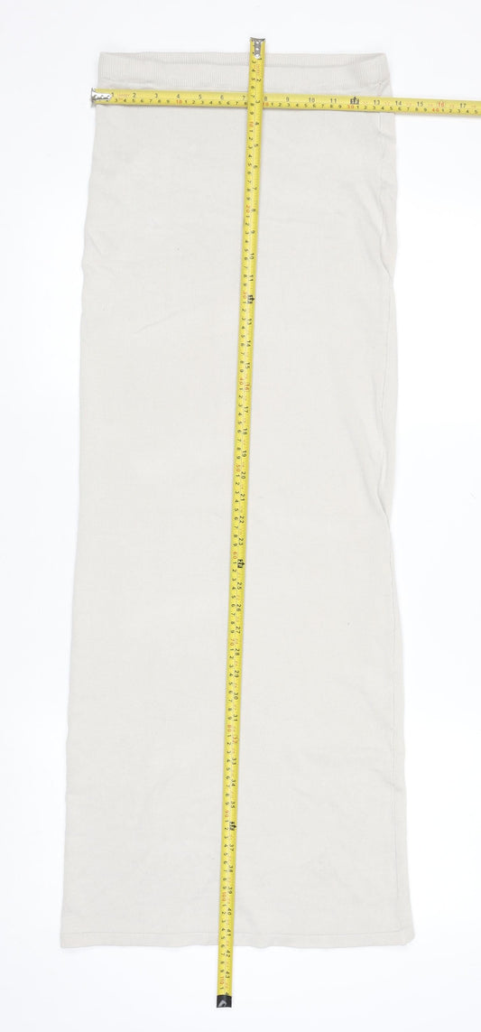 Womens UK Size S PRETTYLITTLETHING Straight & Pencil Knit Skirt