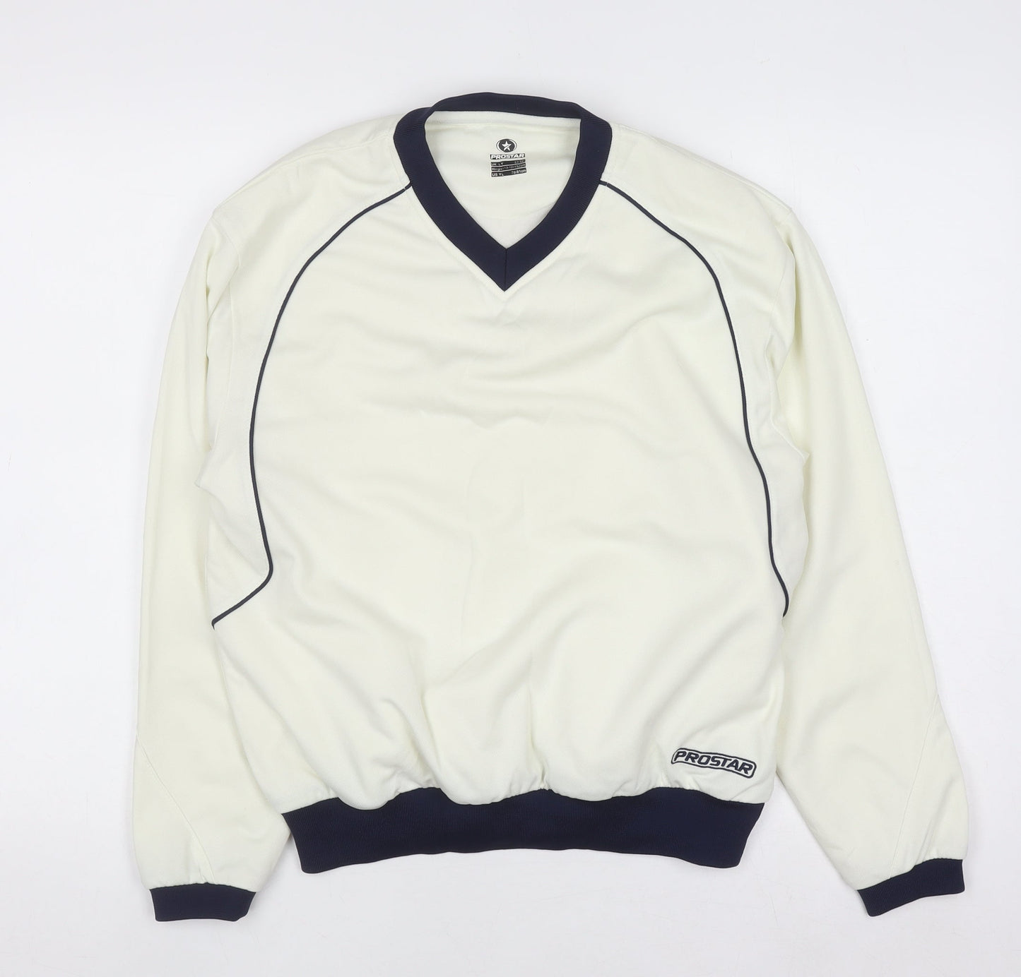 Teens UK Size 30/32 Prostar Ivory Pullover Sweatshirt