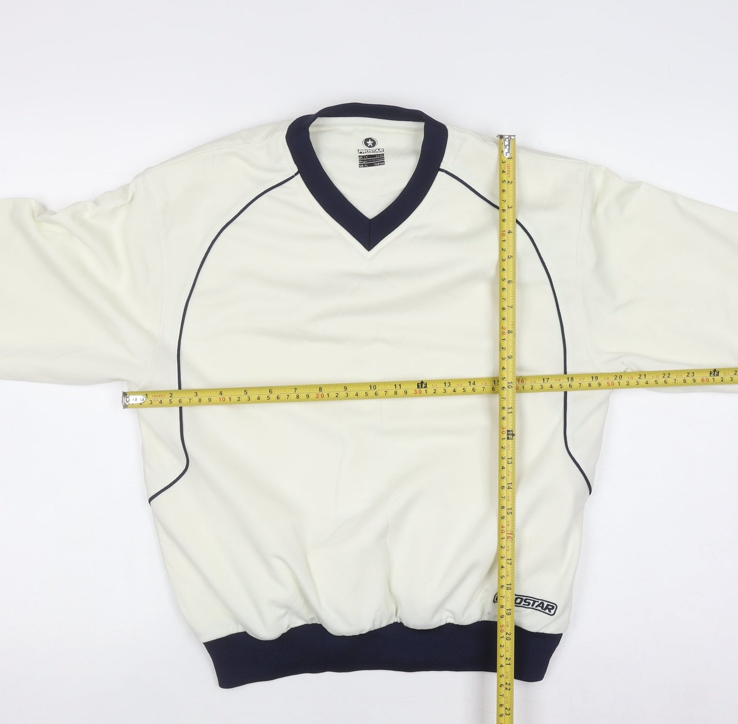 Teens UK Size 30/32 Prostar Ivory Pullover Sweatshirt