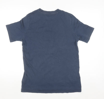 Boys UK Size 13-14 Years adidas Blue Basic T-Shirt