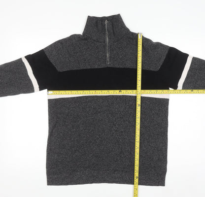 Mens UK Size M H&M Grey Pullover Sweatshirt