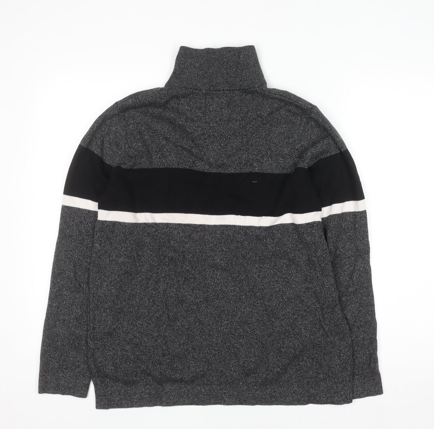 Mens UK Size M H&M Grey Pullover Sweatshirt