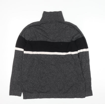 Mens UK Size M H&M Grey Pullover Sweatshirt