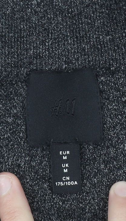 Mens UK Size M H&M Grey Pullover Sweatshirt