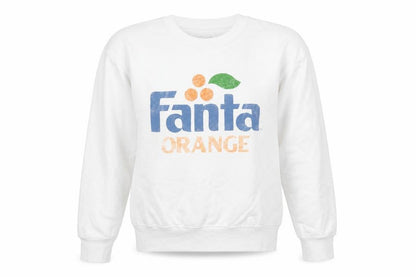 Womens UK Size XS Fanta White Pullover Sweatshirt
