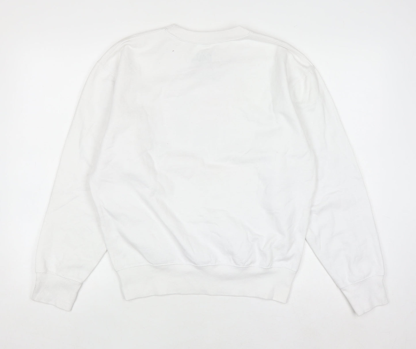 Womens UK Size XS Fanta White Pullover Sweatshirt
