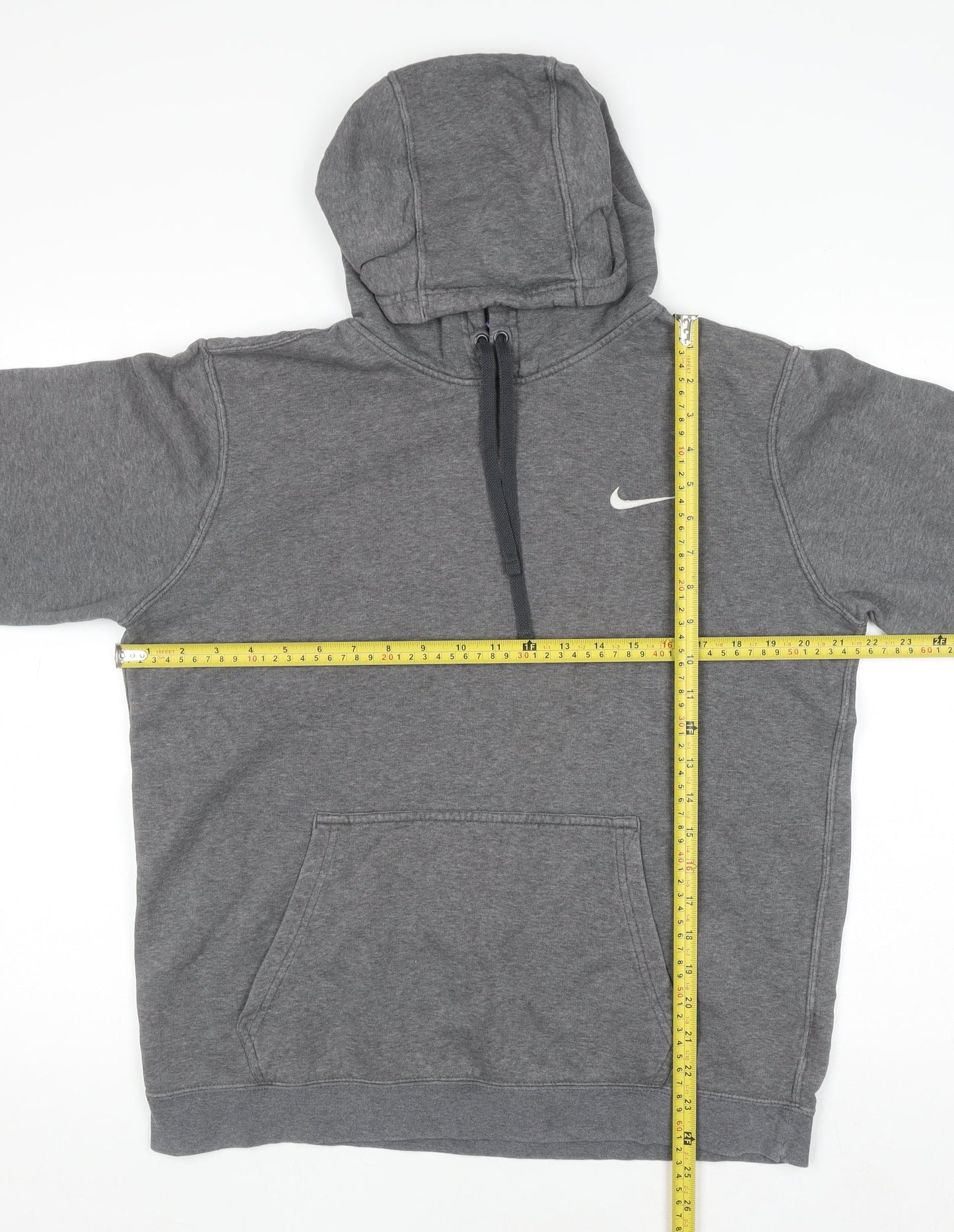 Mens UK Size M Nike Grey Pullover Hoodie
