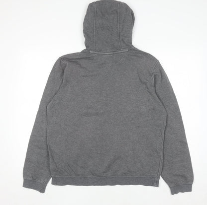 Mens UK Size M Nike Grey Pullover Hoodie