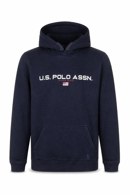 U.S. Polo Assn. Boys Navy Blue Pullover Hoodie Age 14-15 Years