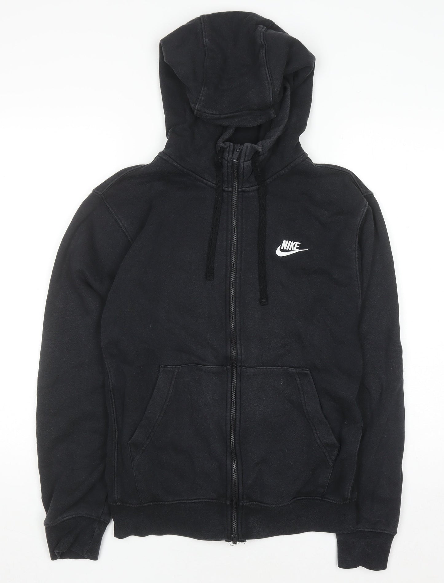 Mens UK Size S Nike Black Full Zip Hoodie