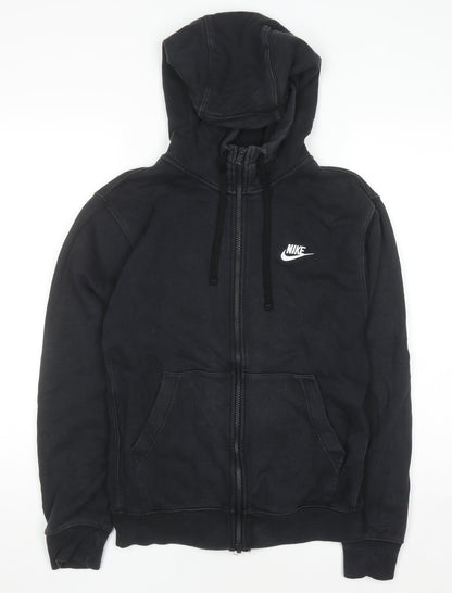 Mens UK Size S Nike Black Full Zip Hoodie