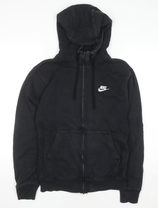Mens UK Size S Nike Black Full Zip Hoodie
