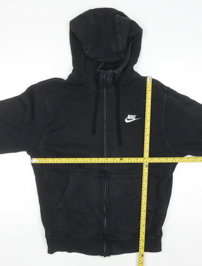 Mens UK Size S Nike Black Full Zip Hoodie