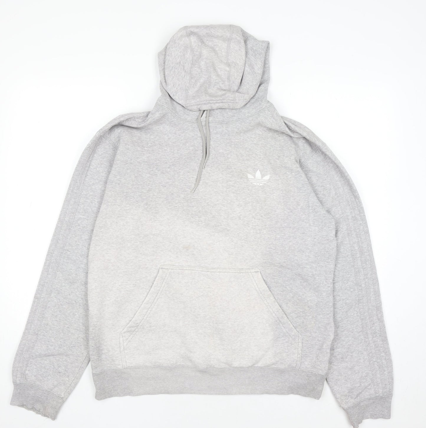 Mens UK Size M adidas Grey Pullover Hoodie