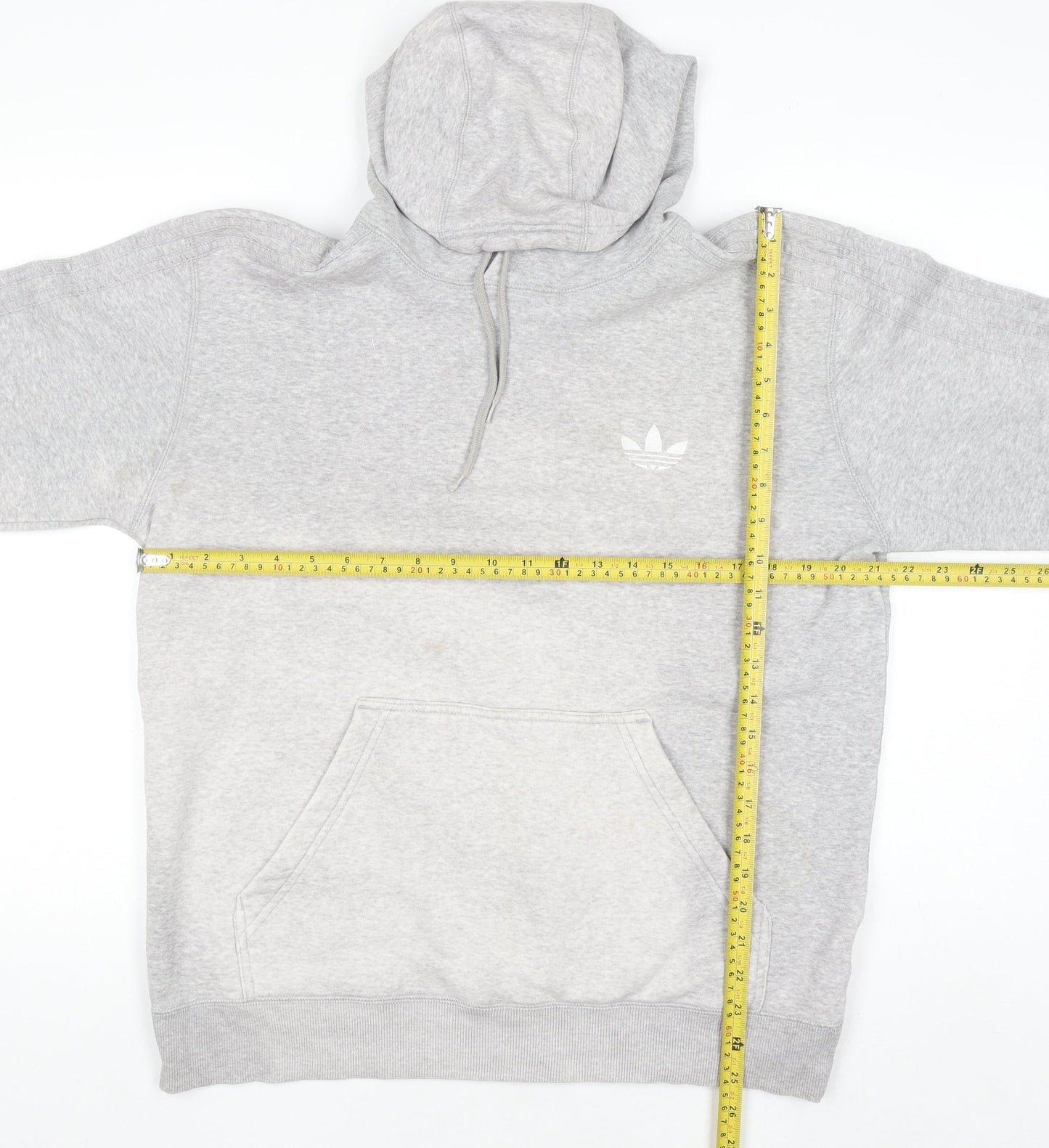 Mens UK Size M adidas Grey Pullover Hoodie