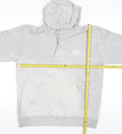 Mens UK Size M adidas Grey Pullover Hoodie