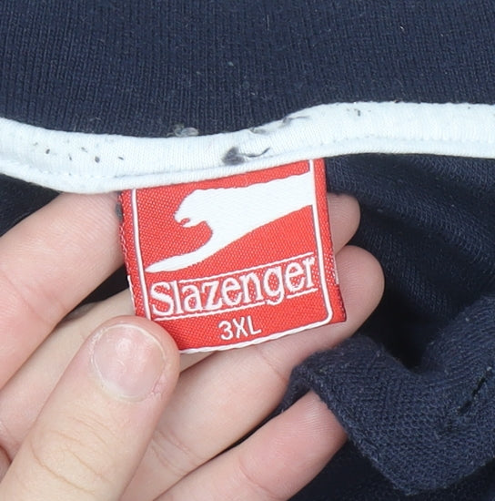 Mens UK Size 3XL Slazenger Polyester Blend Polo Shirt