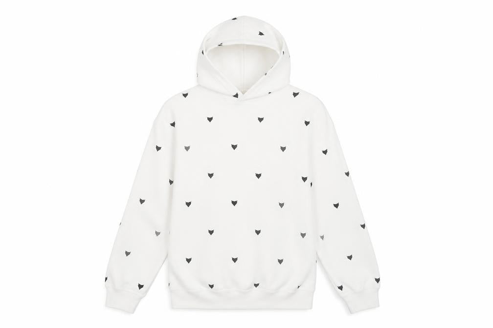 Womens UK Size S MARIAGULINA White Pullover Hoodie