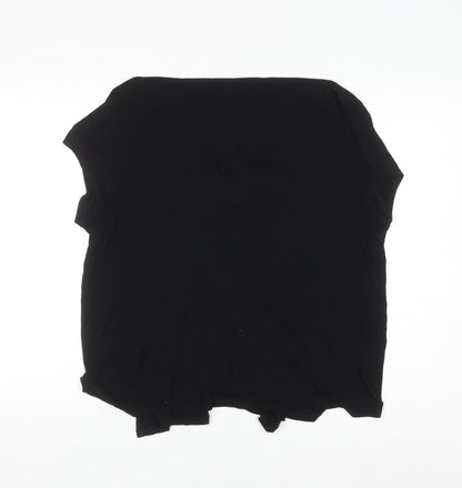 Womens UK Size 16 BHS Black Tunic Blouse