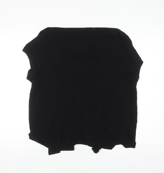 Womens UK Size 16 BHS Black Tunic Blouse