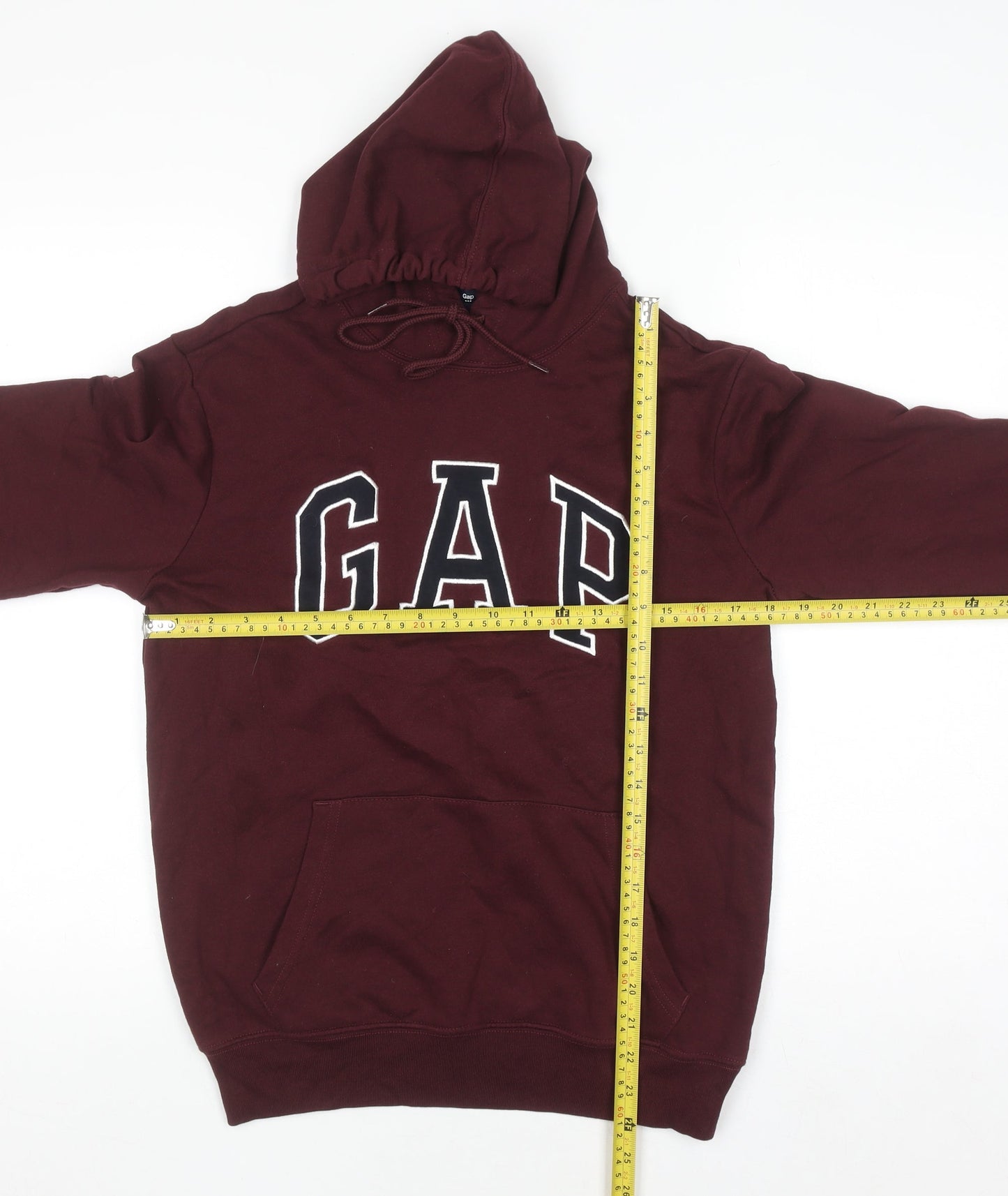 Womens UK Size XS Gap Red Pullover Hoodie