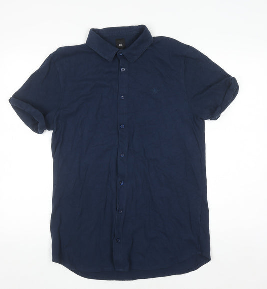 Mens UK Size L River Island Cotton Blend Polo Shirt