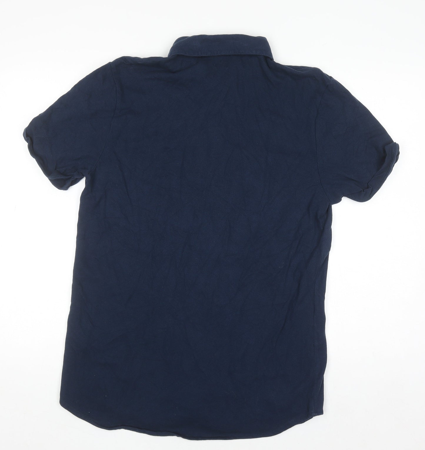 Mens UK Size L River Island Cotton Blend Polo Shirt