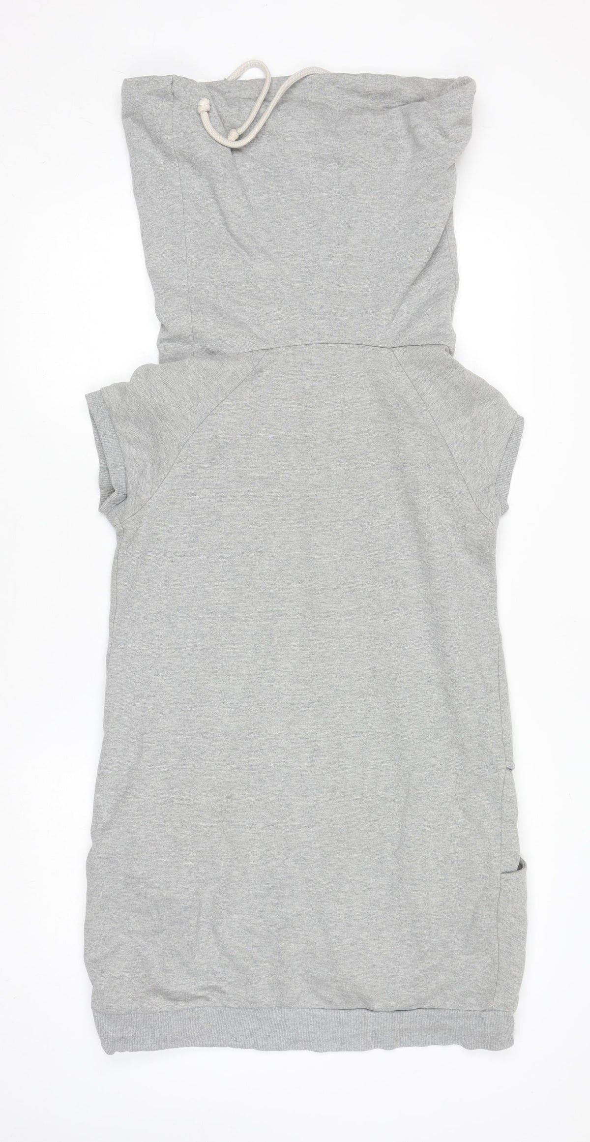 Womens UK Size S Fenchurch Grey Tunic Hoodie