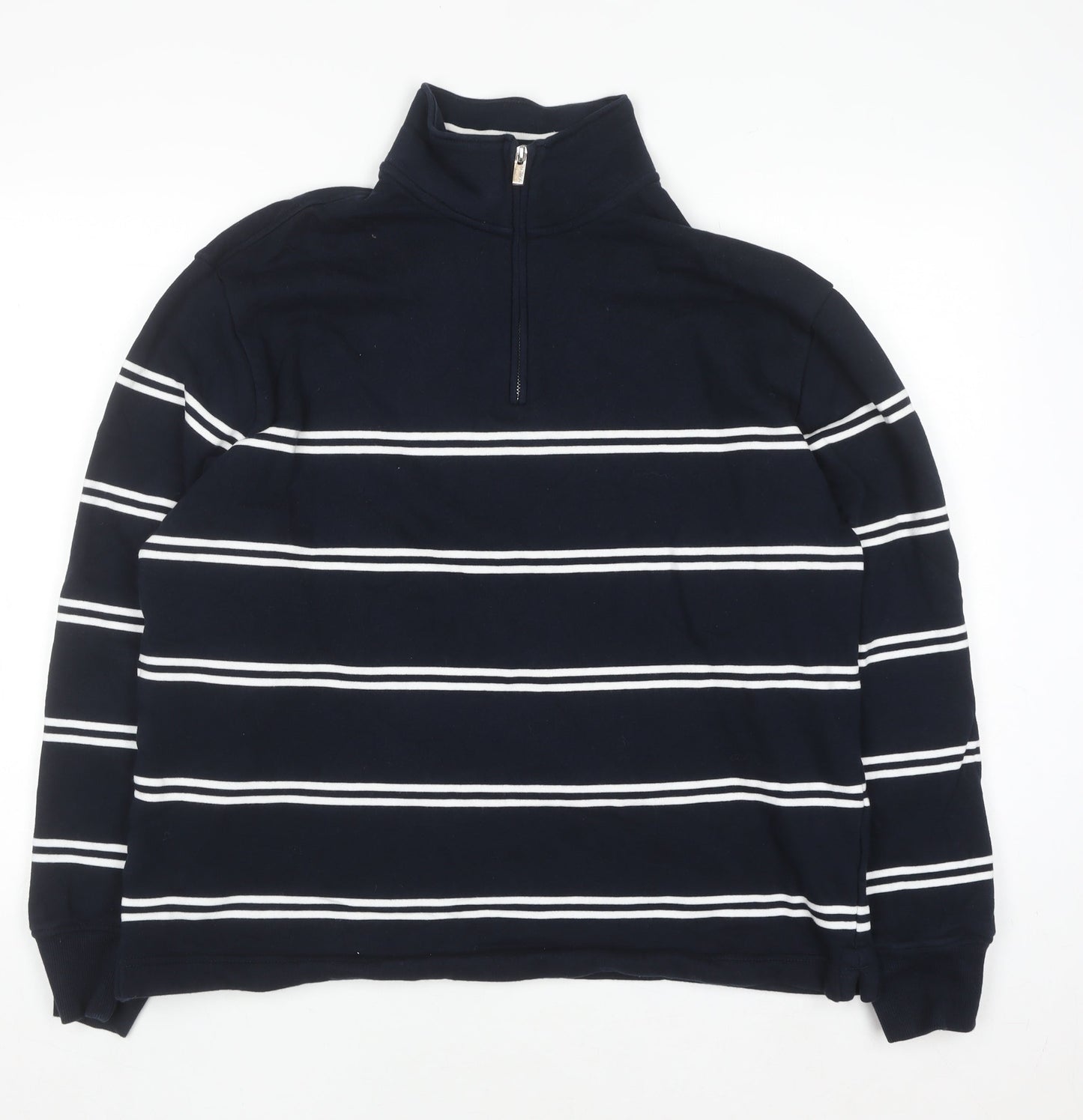 Mens UK Size L Marks and Spencer Blue Pullover Sweatshirt