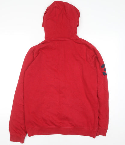 Boys UK Size 15-16 Years U.S. Polo Assn. Red Full Zip Hoodie