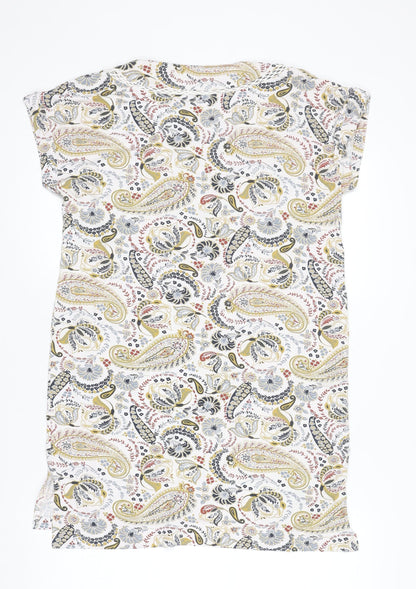 Womens UK Size 10 NEXT Multicoloured Tunic Blouse