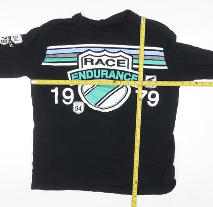 Infinity Man Black Racing Graphic Long Sleeve Men’s XL Top