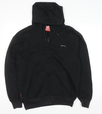 Mens UK Size S Slazenger Black Full Zip Hoodie