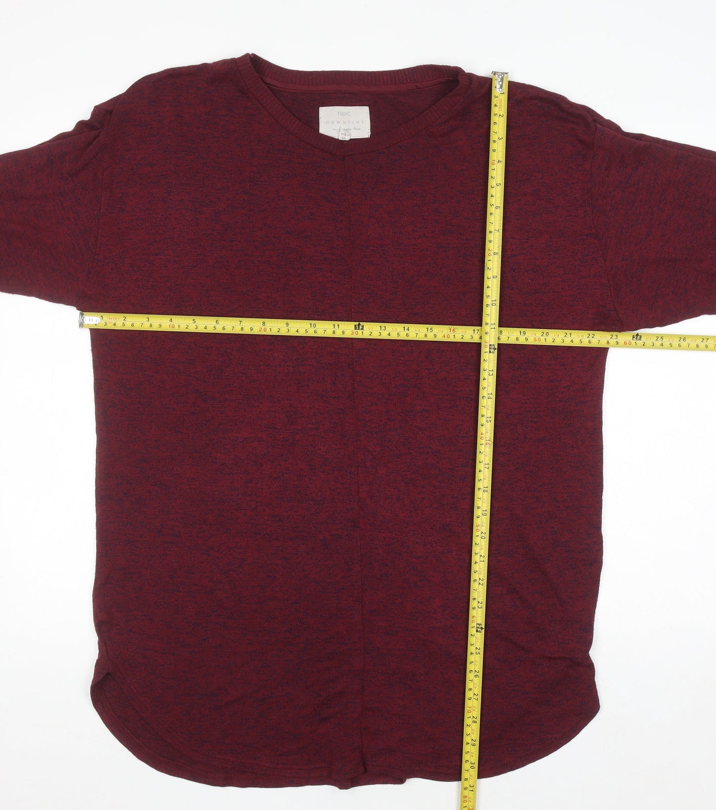 Womens UK Size 16 NEXT Red Tunic T-Shirt