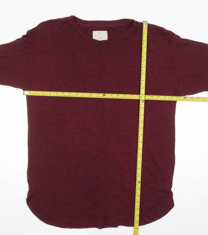 Womens UK Size 16 NEXT Red Tunic T-Shirt