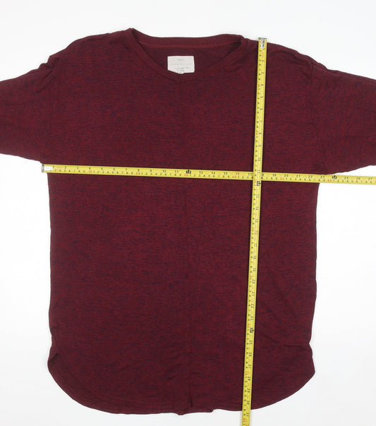 Womens UK Size 16 NEXT Red Tunic T-Shirt