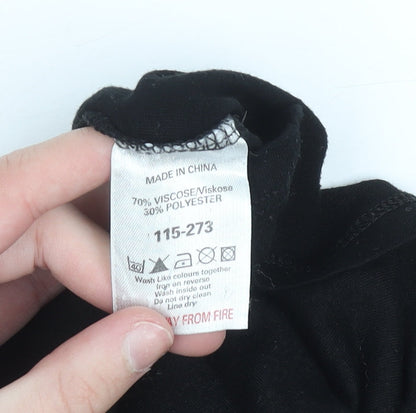 Womens UK Size 20 NEXT Black Basic T-Shirt