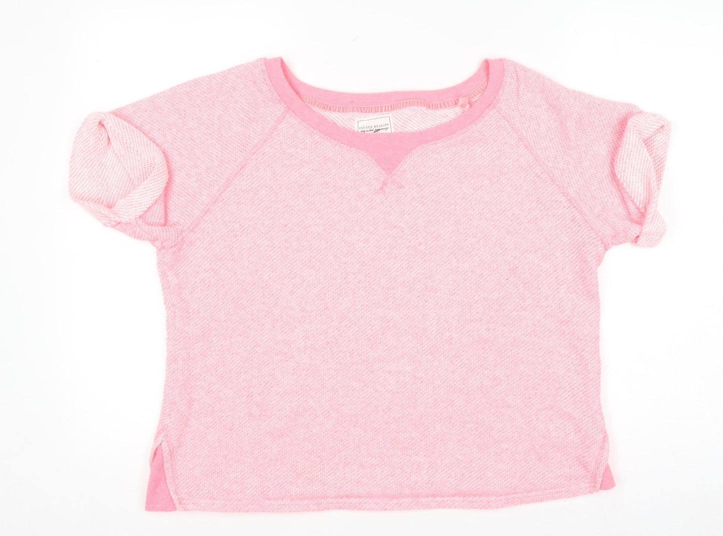 Womens UK Size 14 NEXT Pink Basic T-Shirt