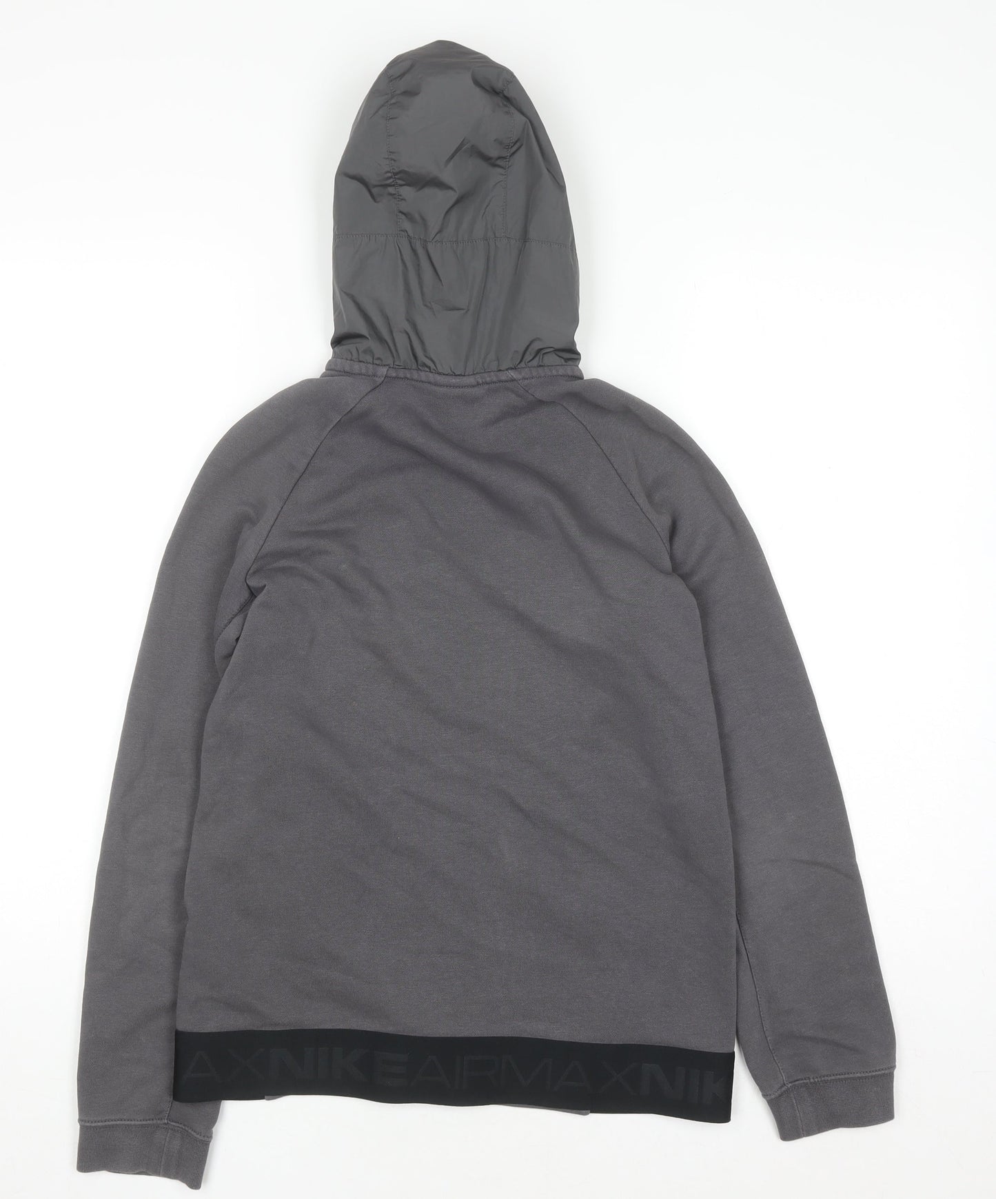 Teens UK Size L Nike Grey Full Zip Hoodie