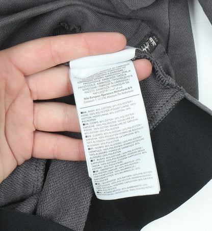 Teens UK Size L Nike Grey Full Zip Hoodie