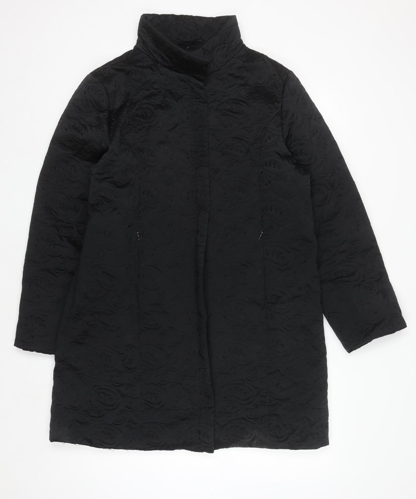 Womens UK Size 14 Kookai Black Overcoat