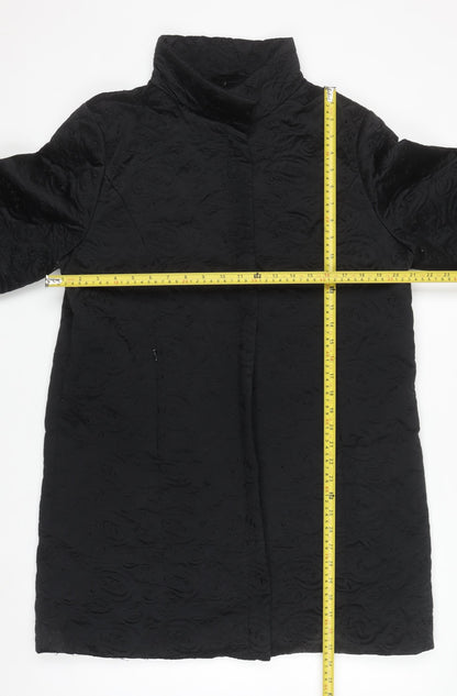 Womens UK Size 14 Kookai Black Overcoat