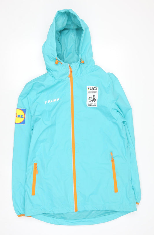 Womens UK Size 12 Kukri Blue Rain Coat