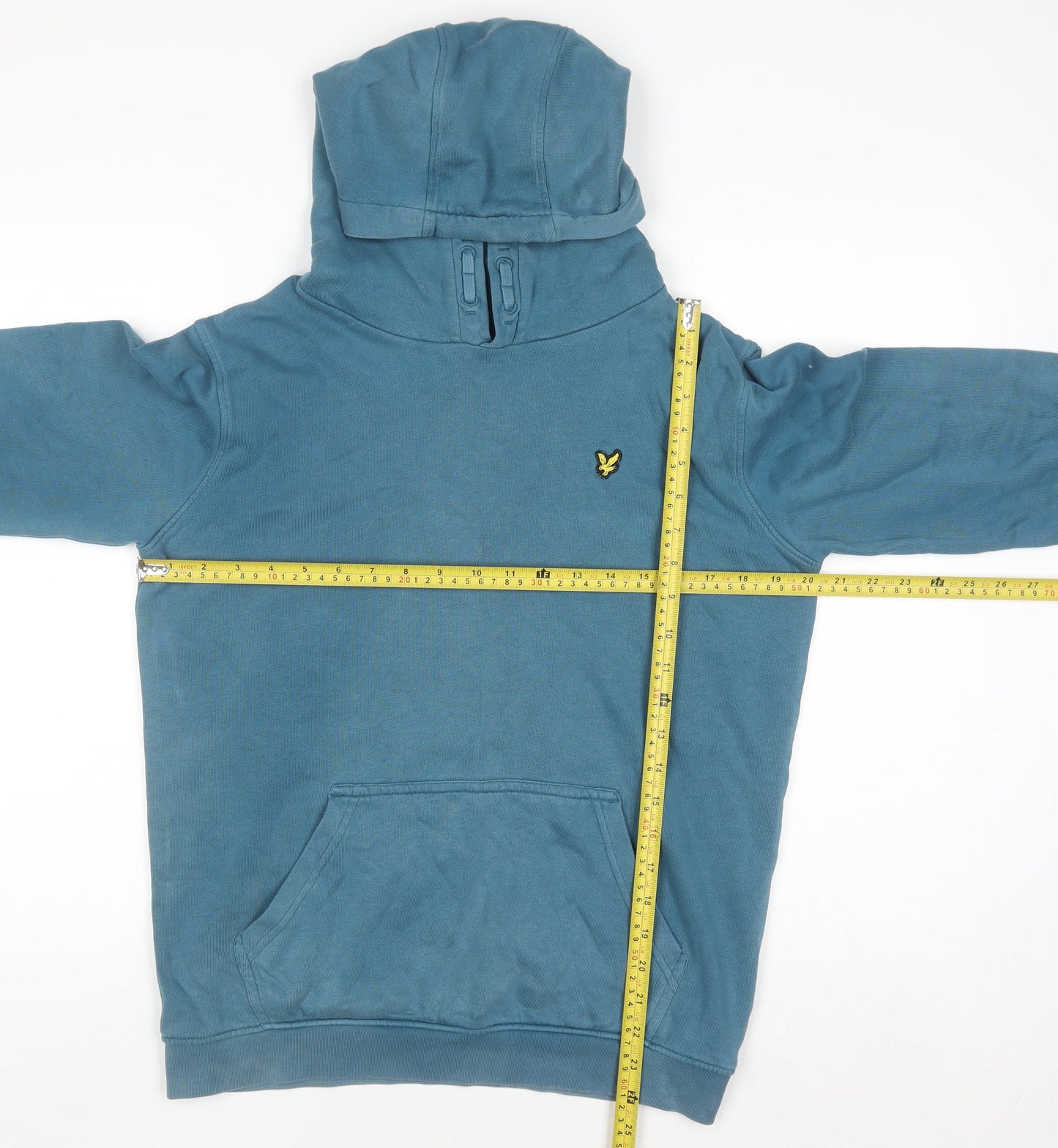 Boys UK Size 14-15 Years Lyle & Scott Blue Pullover Hoodie