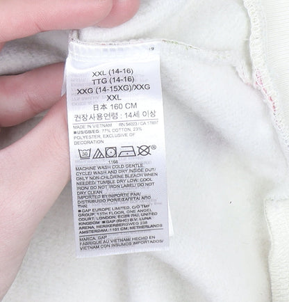 Girls UK Size 14-16 Years Gap Multicoloured Pullover Hoodie