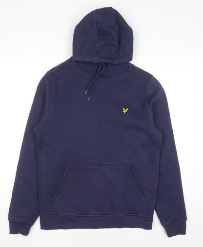 Mens UK Size S Lyle & Scott Blue Pullover Hoodie