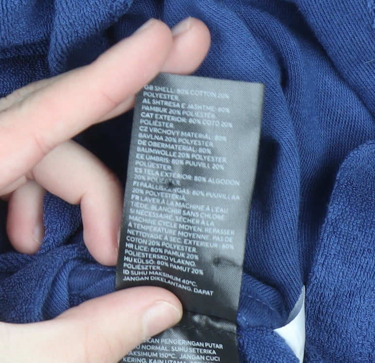 Boys UK Size 14 Years H&M Blue Full Zip Hoodie