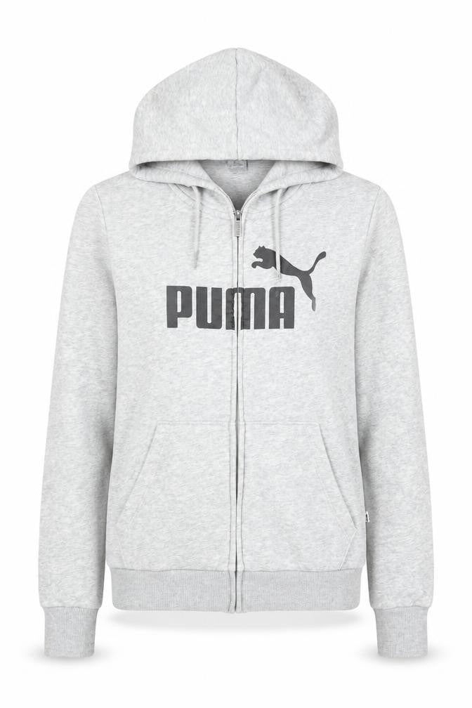 Womens UK Size 8 PUMA Grey Full Zip Hoodie